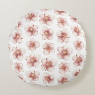 Ronds Coussins de jet élégants à motif floral
