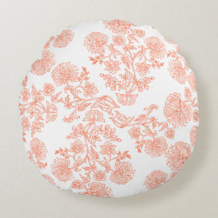 Ronds Coussins de jet élégants à motif floral
