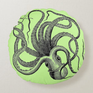 Ronds Coussins de poulpe vert de mer
