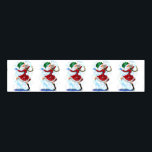 Ronds De Serviette Snowman and Girl Dancers Christmas Napkin Bands<br><div class="desc">Bandes Napkine de Noël avec Happy Snowman et Girl Dancers Noël Fête Anneaux Napkine - ou Choisissez / Ajoutez votre texte unique / Nom / Couleur - Faites votre cadeau spécial - Redimensionnez et déplacez ou ajoutez des éléments / texte avec l'outil de personnalisation ! Dessin et design par MIGNED....</div>