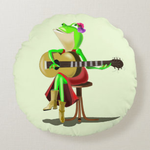 Ronds Grenouille Jouer Coussins de guitare