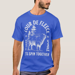 Rondvezel voor draaiende wielen t-shirt