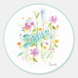 Rondvloerklepzegel Ronde Sticker