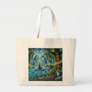 rondzwervende schildpad en vrienden tote bag