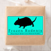 Rongeurs congelés - Étiquette bleu (En situation)