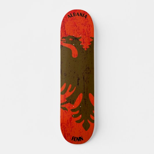 RONIN Albanië Apex Pro Flag Skateboard Deck (Voorkant)