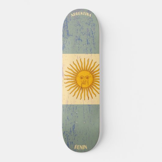 RONIN Argentina Apex Pro Flag Skateboard Deck (Voorkant)
