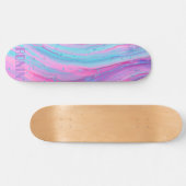 RONIN BRAND CALIFORNIA Pink Smooth Whiteout Skateboard (Horizontaal)