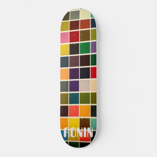 RONIN BRAND Retro Chaos Board Skateboard Deck (Voorkant)