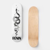 RONIN BRAND Snake Plan Whiteout Reverse SKATEBOARD (Voorkant)