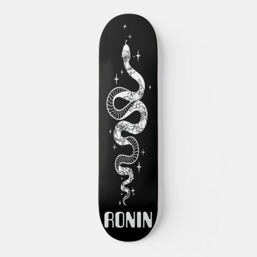 RONIN Snake Plan whiteout Omgekeerde Skateboard De (Voorkant)