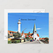 Ronne, Deense foto Briefkaart (Voorkant / Achterkant)