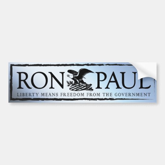 RonPaul2012 Bumpersticker (Voorkant)