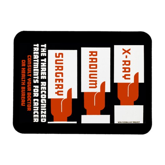 röntgen, radium, chirurgie magneet (Horizontaal)