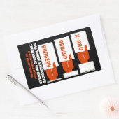 röntgen, radium, chirurgie rechthoekige sticker (Envelop)