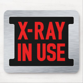 Röntgenfoto in gebruik Waarschuwingslampje – Radio Muismat