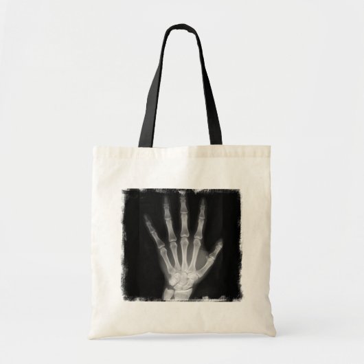 Röntgenplaat B&W Tote Bag (Voorkant)