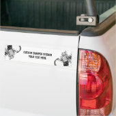 röntgenschedel bumpersticker (Op Truck)