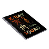 Röntgenskeleton Botten Radioloog Funny Radiology Notitieboek (Rechterzijde)