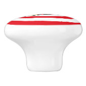 Röntgenstraal VISIE Leuke Retro Comic Book Pop Kun Keramische Knop (Zijkant)