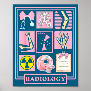 Röntgenstralings rad technicus radiologie gezondhe poster