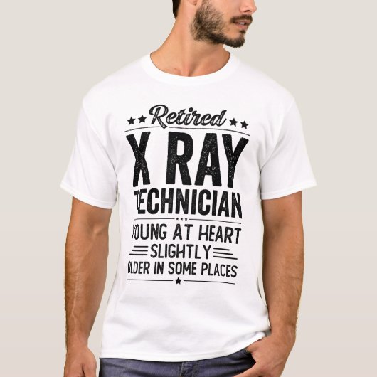 Röntgentechnicus in ruste t-shirt (Voorkant)