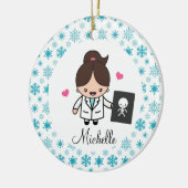 röntgentechnicus röntgenradioloog keramisch ornament (Links)