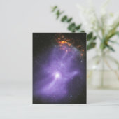 Röntgentelescopen spookachtige kosmische hand briefkaart (Staand voorkant)