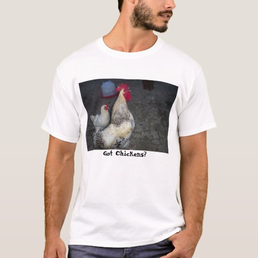 Roo2, heb je kippen? t-shirt (Voorkant)