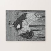 Roo de Kip Puzzel 11" x 14" (Horizontaal)