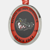 Rood 1941 metalen ornament (Links)