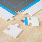 Rood 1956 Klassiek Legpuzzel (Zijkant)