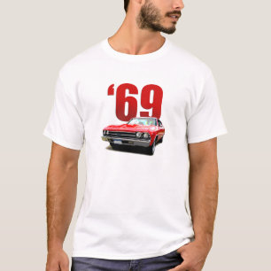 Rood 1969 Chevelle uitzicht vooraan. T-shirt