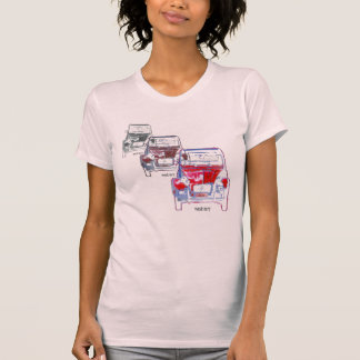 rood 2CV x 3 T-shirt