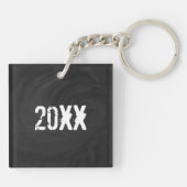 Rood 40 decennium sleutelhanger (Achterkant)