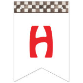 Rood 4 Wheeler Quad Bike Bunting Vlaggen Vlaggetjes (Tweede vlag)