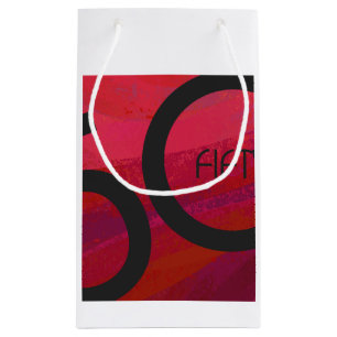 Rood 50 decennium klein cadeauzakje