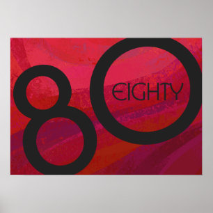 Rood 80 decennium poster