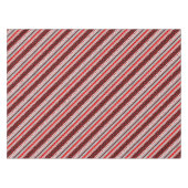 Rood 8 bit liefde harten tafelkleed (Voorkant (Horizontaal))