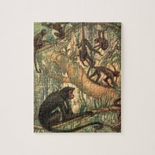 Rood Aapmensen door Louis Sargent Legpuzzel