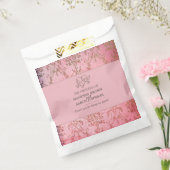 ROOD AARDBEI ROZE - Trouw Favor Zak Bedankzakje (Gezegeld)