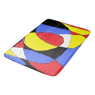 Rood Abstract Badmat