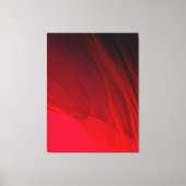Rood Abstract Canvas Afdruk (Voorkant)