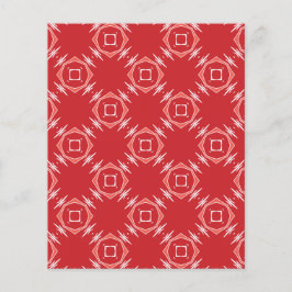 Rood Abstract Patroon 28.0 Scrapbook Papier