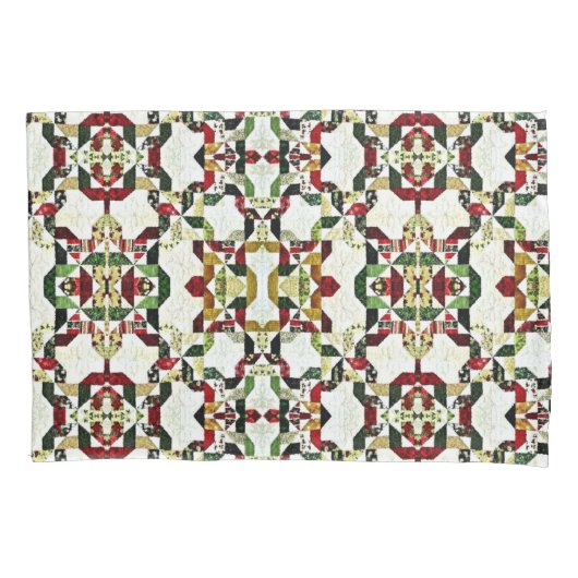 Rood abstract patroon kussensloop (Voorkant)