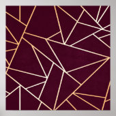 Rood Abstract Poster (Voorkant)