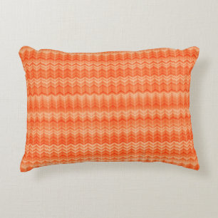 Rood abstract zigzagpatroon accent kussen
