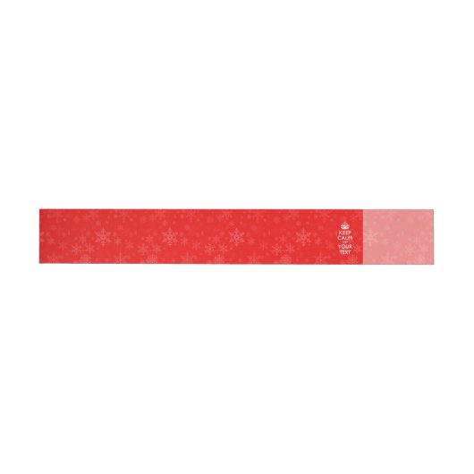 Rood Accent KEEP CALM en Creative Text (Individueel)