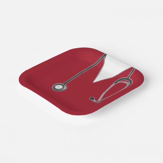 Rood Afstuderen van verpleegschool Bord (Gebogen)