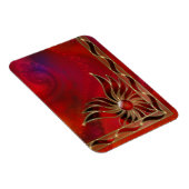 Rood als vlam flexibel magneet (Rechterzijde)